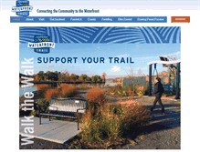 Tablet Screenshot of cayugawaterfronttrail.com